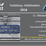 Fortbildung Notfallmedizin Ulm Okt. 2016
